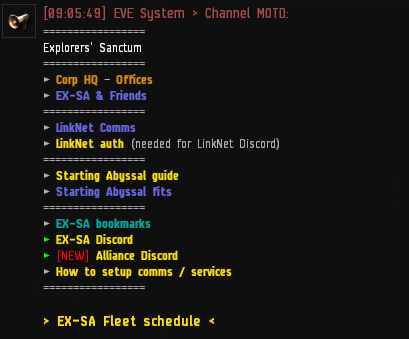 Corporation MOTD