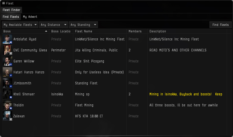 Onboarding fleet finder